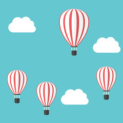 Fototapeta premium Balloons competition concept