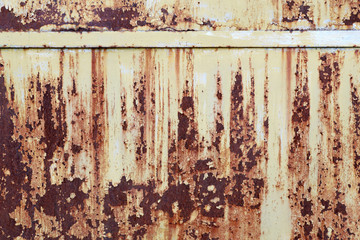 rusty metal surface with deep scratches background