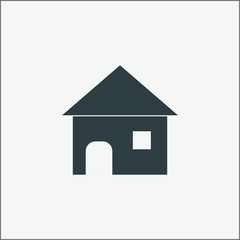 Home icon. Homepage icon vector illustration.