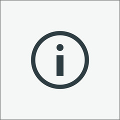 Info icon vector illustration.