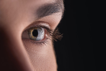 Naklejka premium Young man looking at something