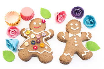 Gingerbread Man and Woman Cookies