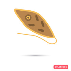 Germs color flat icon