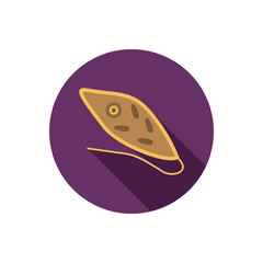 Germ color flat icon