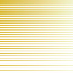 Line halftone pattern with gradient effect. Horizontal lines in golden colors. Template for backgrounds and stylized textures. Horizontally seamless. Vector eps8 illustration.