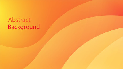 warm and orange color background abstract art vector