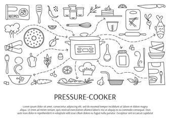 Pressure cooker elements