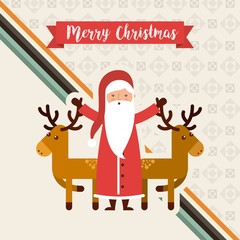 santa claus christmas character vector illustration design