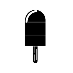 Ice lolly icon. Summer dessert and sweet theme. Isolated design. Vector illustration