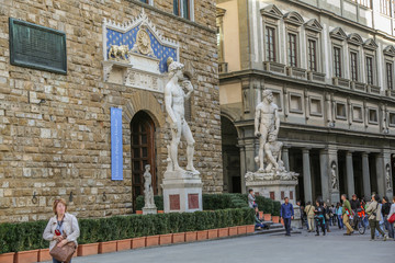 Italien, Toscana, Florenz, Ulaub, Michelangelo, David, Uffizien, Palazzo Pitti, Gardino Boboli, Ponte Vecchio, Piazza Michelangelo, San Miniato, Duomo, Piazza Della Signoria, Santa Maria Novella,