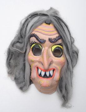 Witch Vintage Halloween Mask
