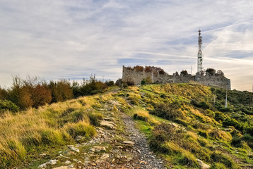 The fort Richelieu in the hills surrounding Genoa