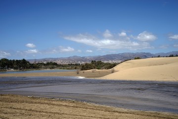 .....Spanien, Gran Canaria, Maspalomas, Dünen, Wüste.......