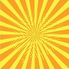 yellow and orange starburst background