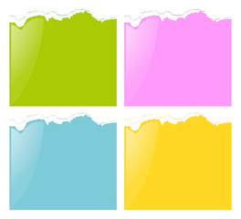 Paper design in four colors