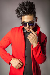 Obraz premium Fashion eastern model posing.