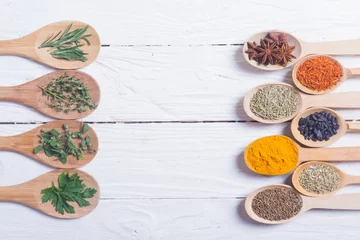 assortment of spices and herbs