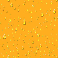 Water transparent drops beer seamless pattern.