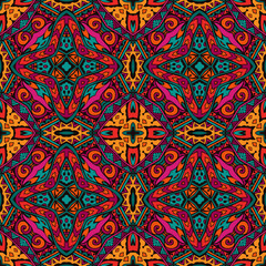 seamless vector colorful Geometric design