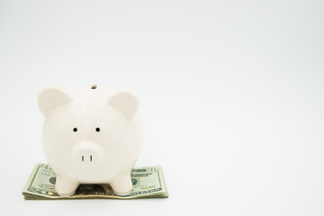 Piggy Bank on top of Money_lower left