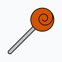 Halloween candy. Vector icon. For web and mobile