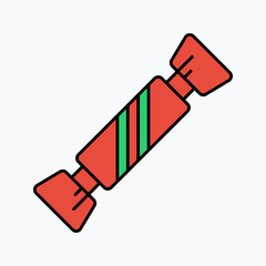 Halloween candy. Vector icon. For web and mobile