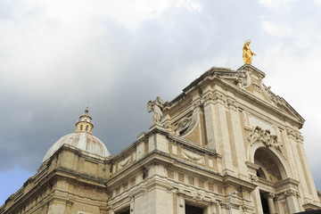 Fototapeta na wymiar Basilica of Santa Maria degli Angeli, Assisi, Italy