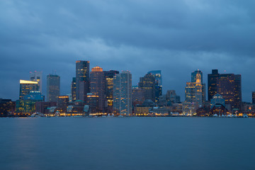 Fototapeta premium Boston under overcast skies