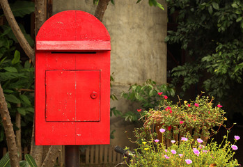 Mail Box In front of a House