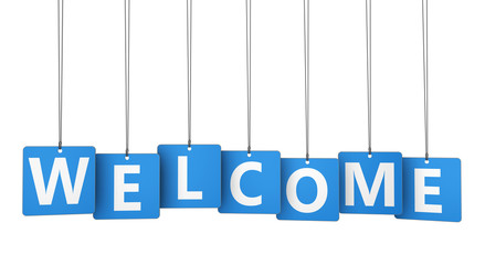 Welcome Sign Paper Tags - 122449712
