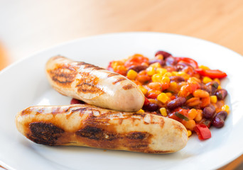 Thuringian sausage plate