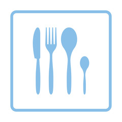 Silverware set icon