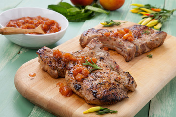 Summer Time Pork Chops