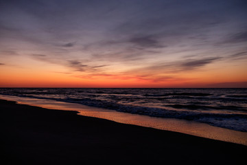 Fototapeta na wymiar Carolina Beach Sunrise