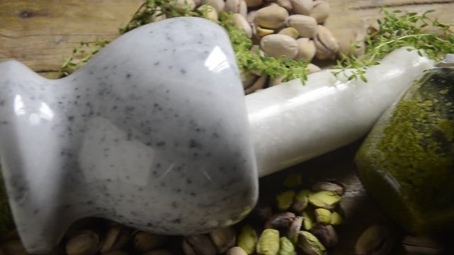 Pistachio pesto Hồ trăn пистаћ песто de pistacho Pistacchi Pistacjowe F&euml;st&euml;k