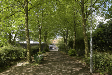 イギリスのニュータウン：スティヴネイジの街並み