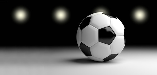 football soccer ball 3d render design image © wetzkaz