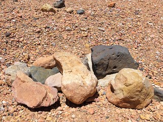 Rock Grouping in Riverbed