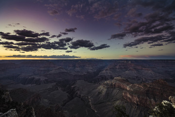 Fototapeta na wymiar Grand Canyon South Rim Sunset