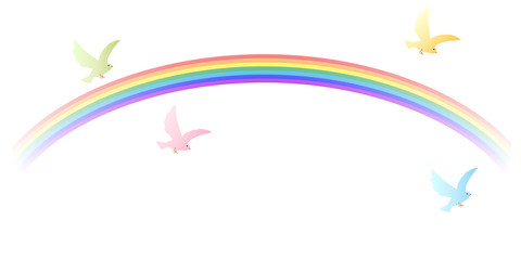 酉　虹　年賀状　背景