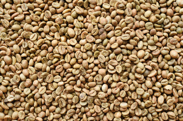 Close up of coffee beans for background