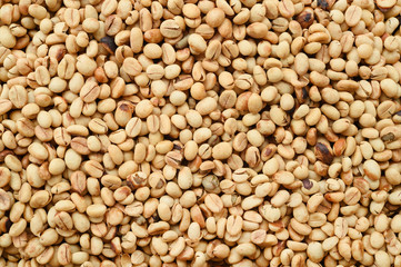 Close up of coffee beans for background