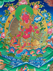 Tibetan tantra symbols Yub-Yum Tara