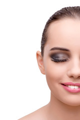 Obraz premium Young woman in beauty concept