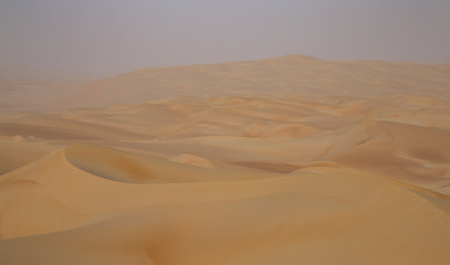 Fototapeta na wymiar desert dunes of Empty Quarter