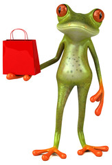 Fototapeta premium Fun frog