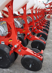 Fototapeta premium Seeder crop closeup