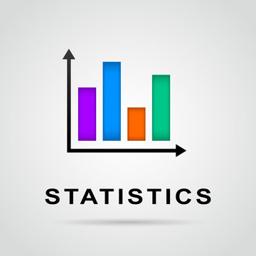 statistics bars graph icon