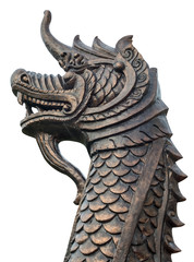 King of Nagas isolated with clipping path