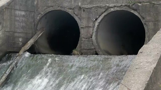 Trumpets of the severage system.